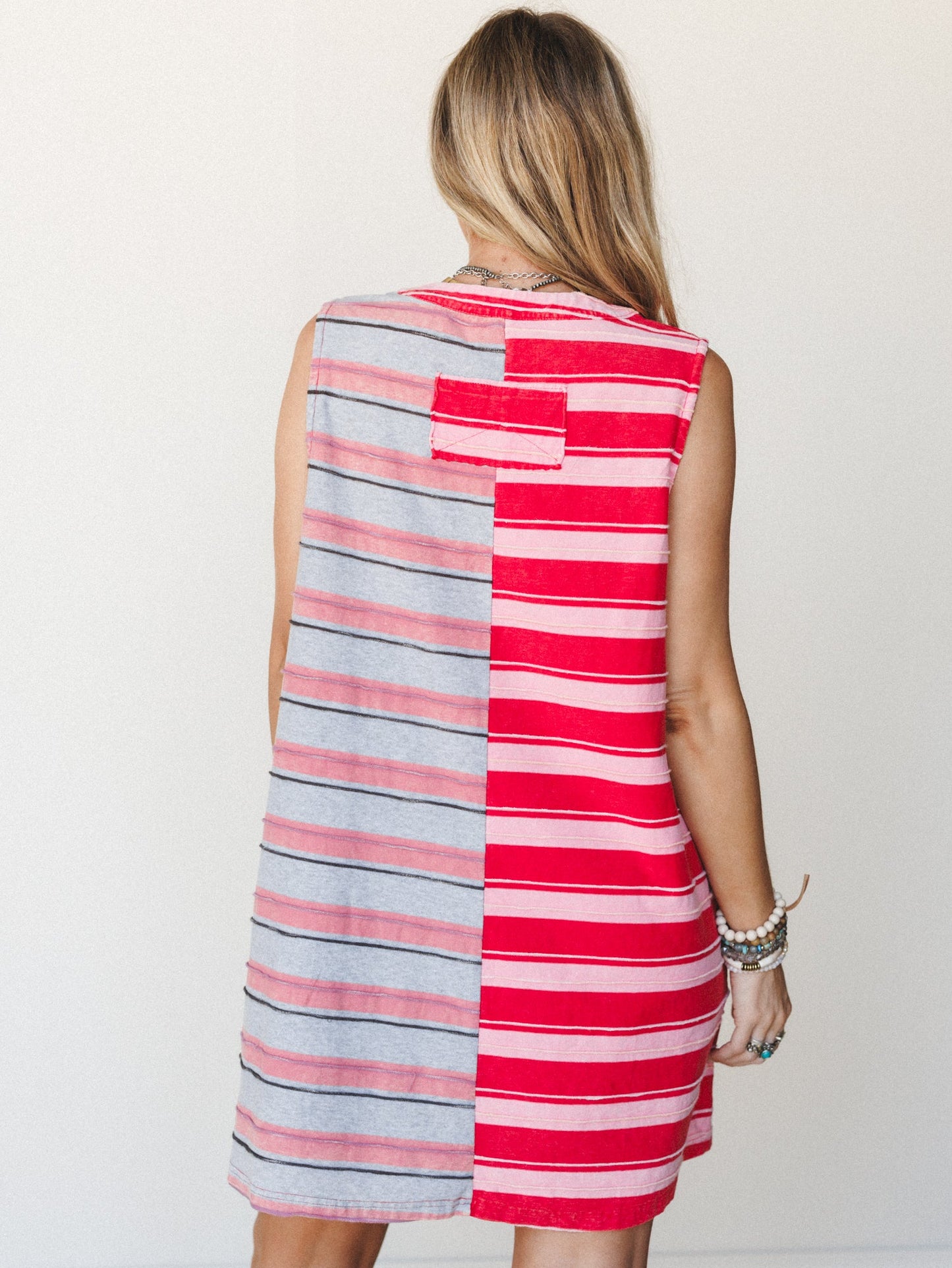 The Nest Cruise Lines Dress - Red Grey