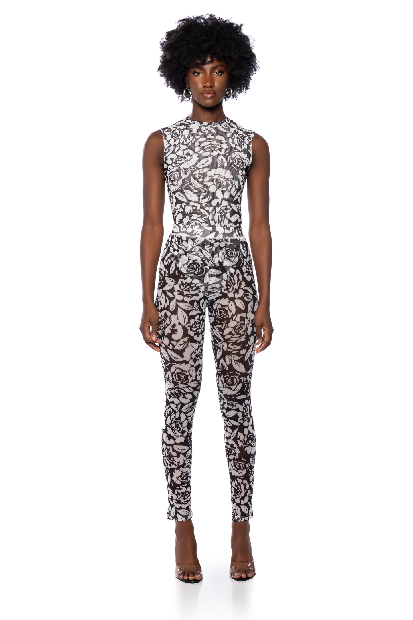 A LUXURIOUS DAY MESGH LEGGING