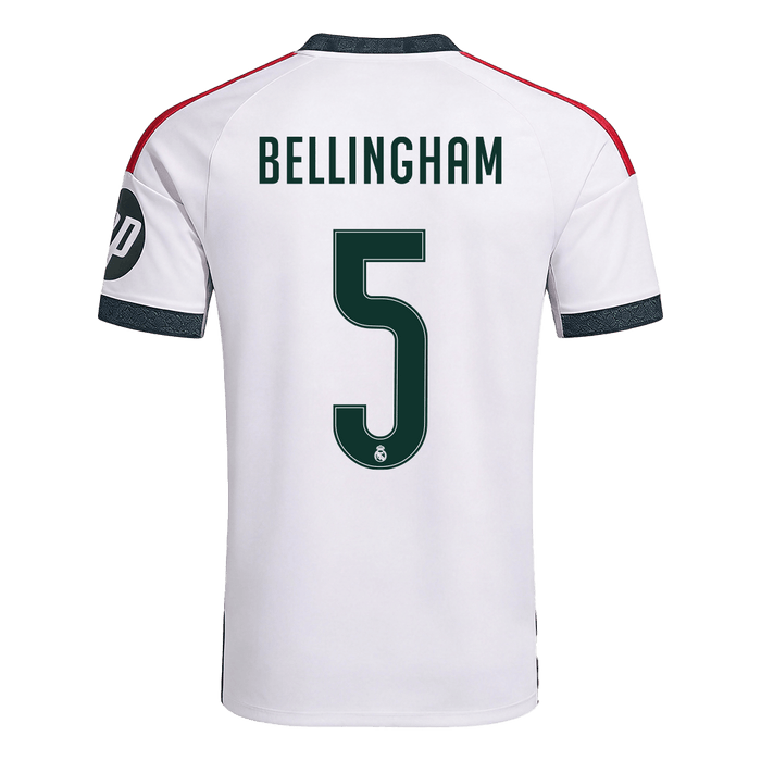 BELLINGHAM #5 Real Madrid Home Soccer Jersey 2026/27