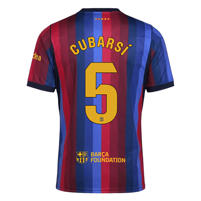 CUBARSÍ #5 Barcelona Home Soccer Jersey 2026/27