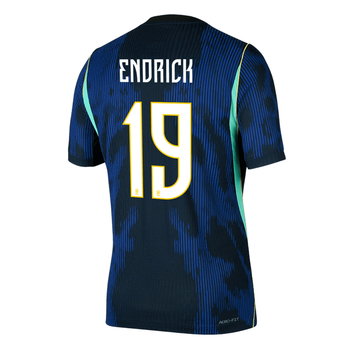 ENDRICK #19 Brazil Away Player Version Jersey World Cup 2026