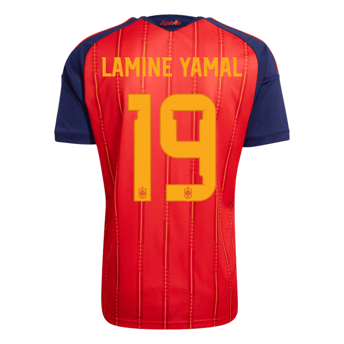 LAMINE YAMAL #19 Spain Home Player Version Jersey World Cup 2026 - Champion