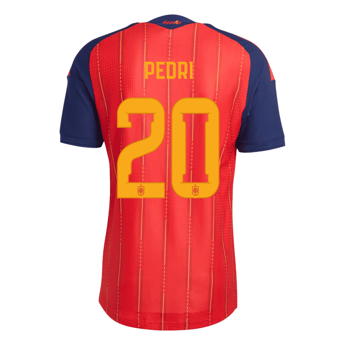 PEDRI #20 Spain Home Player Version Jersey World Cup 2026 - Champion