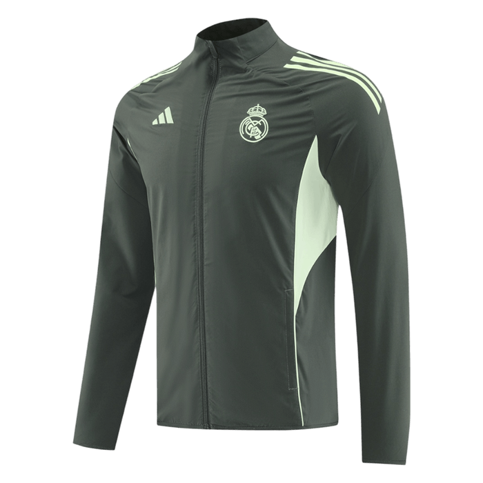 Real Madrid Windbreaker Jacket 2025/26 - Dark Green