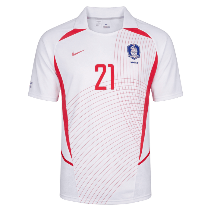 Retro Jersey J S Park #21 South Korea Away World Cup 2002