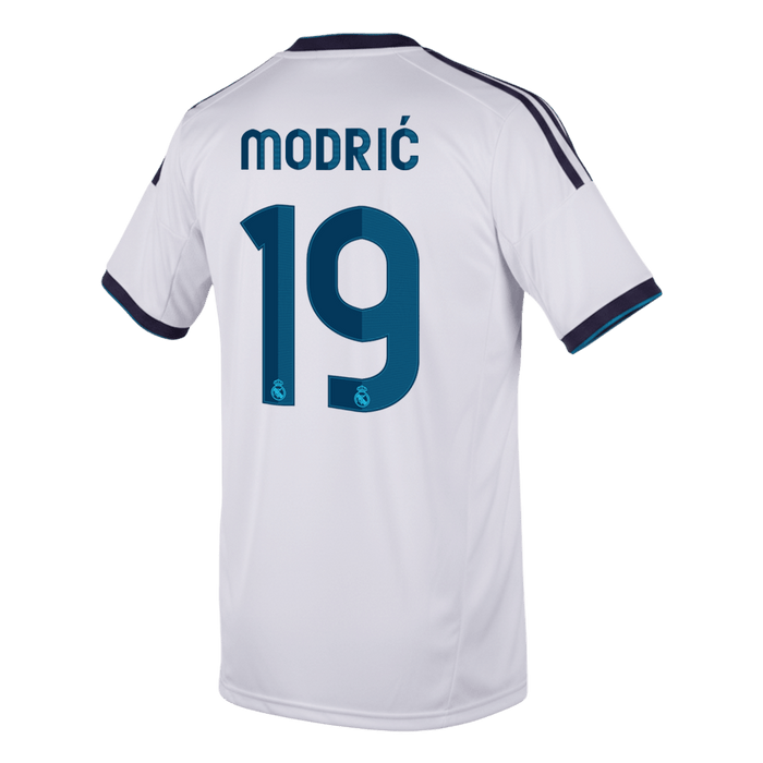 Retro Soccer Jersey MODRI? #19 Real Madrid Home 2012/13