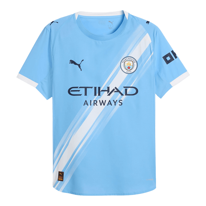 RODRIGO #16 Authentic Manchester City Home Soccer Jersey 2025/26 Blue