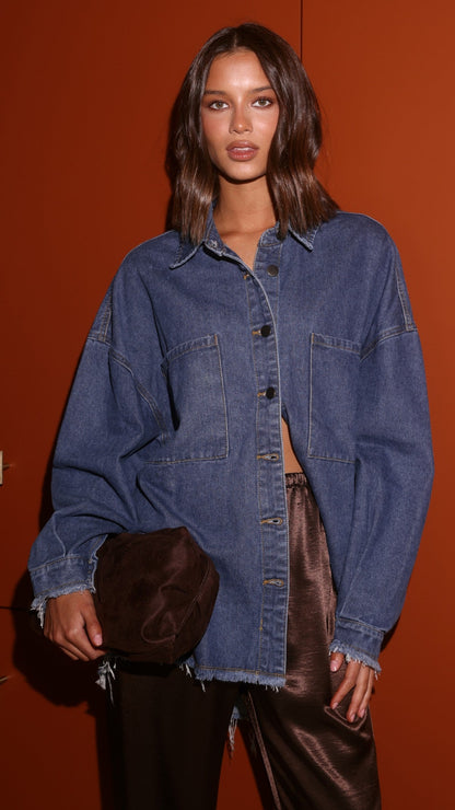 Megan Jacket - Blue Denim