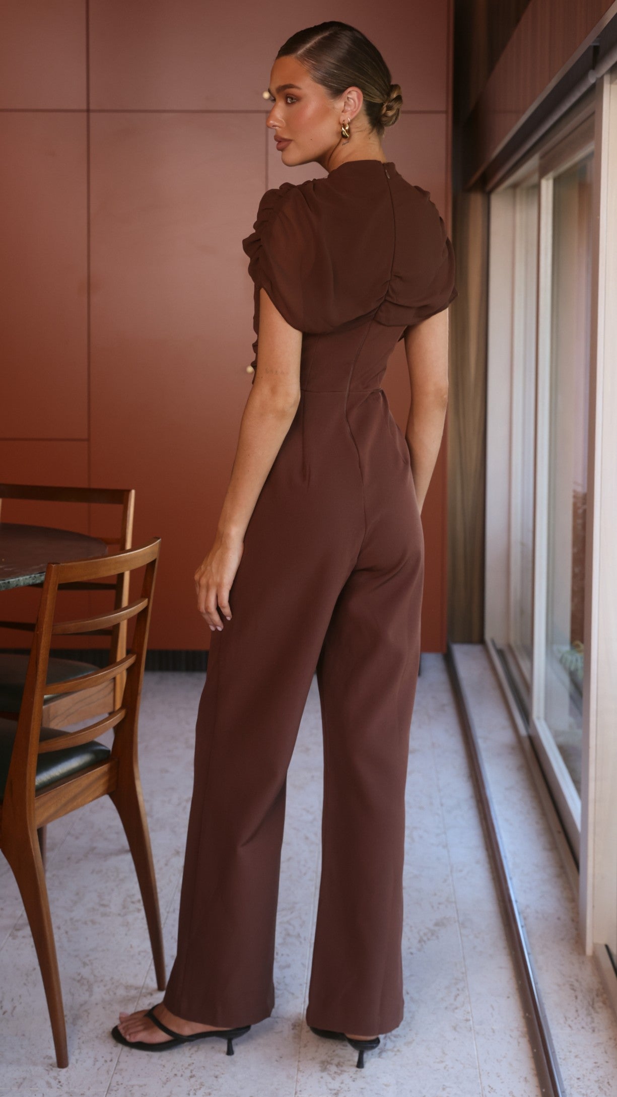 Zahina Jumpsuit - Chocolate