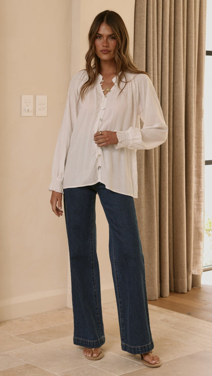 Solana Top - White