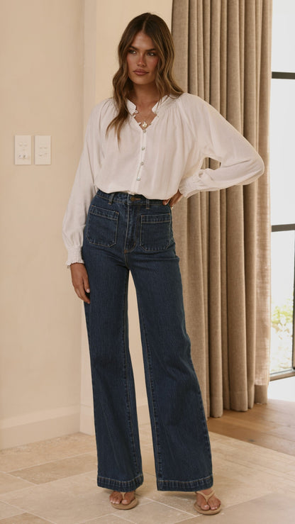 Solana Top - White