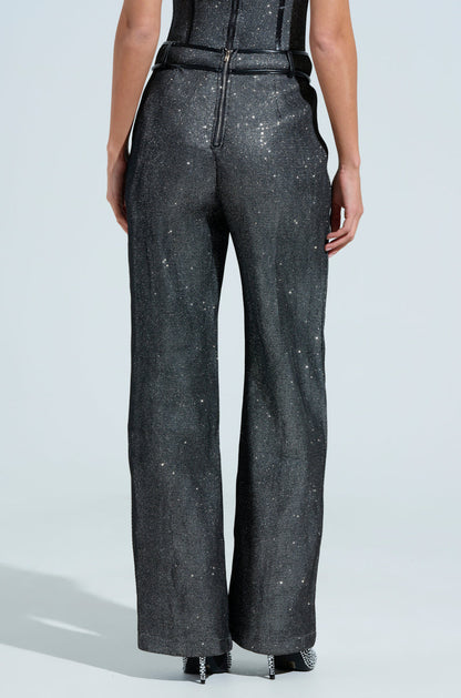 ALIA SPARKLE MESH PANT