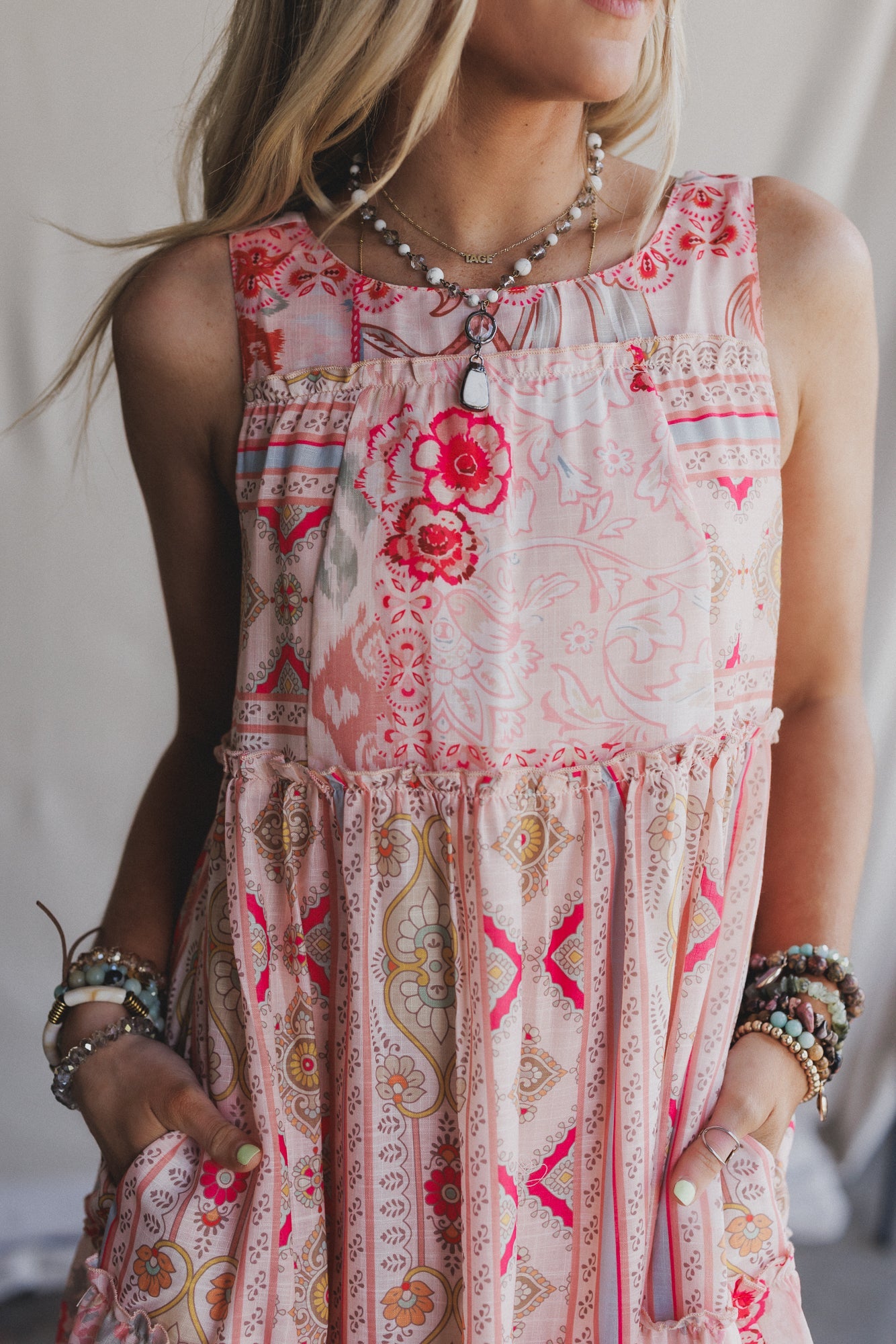 Maris Maxi Dress - Coral - Pre Order