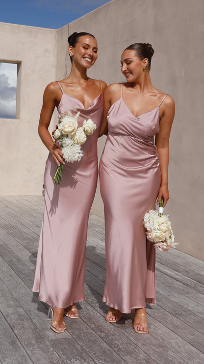 Willow Maxi Dress - Dusty Pink