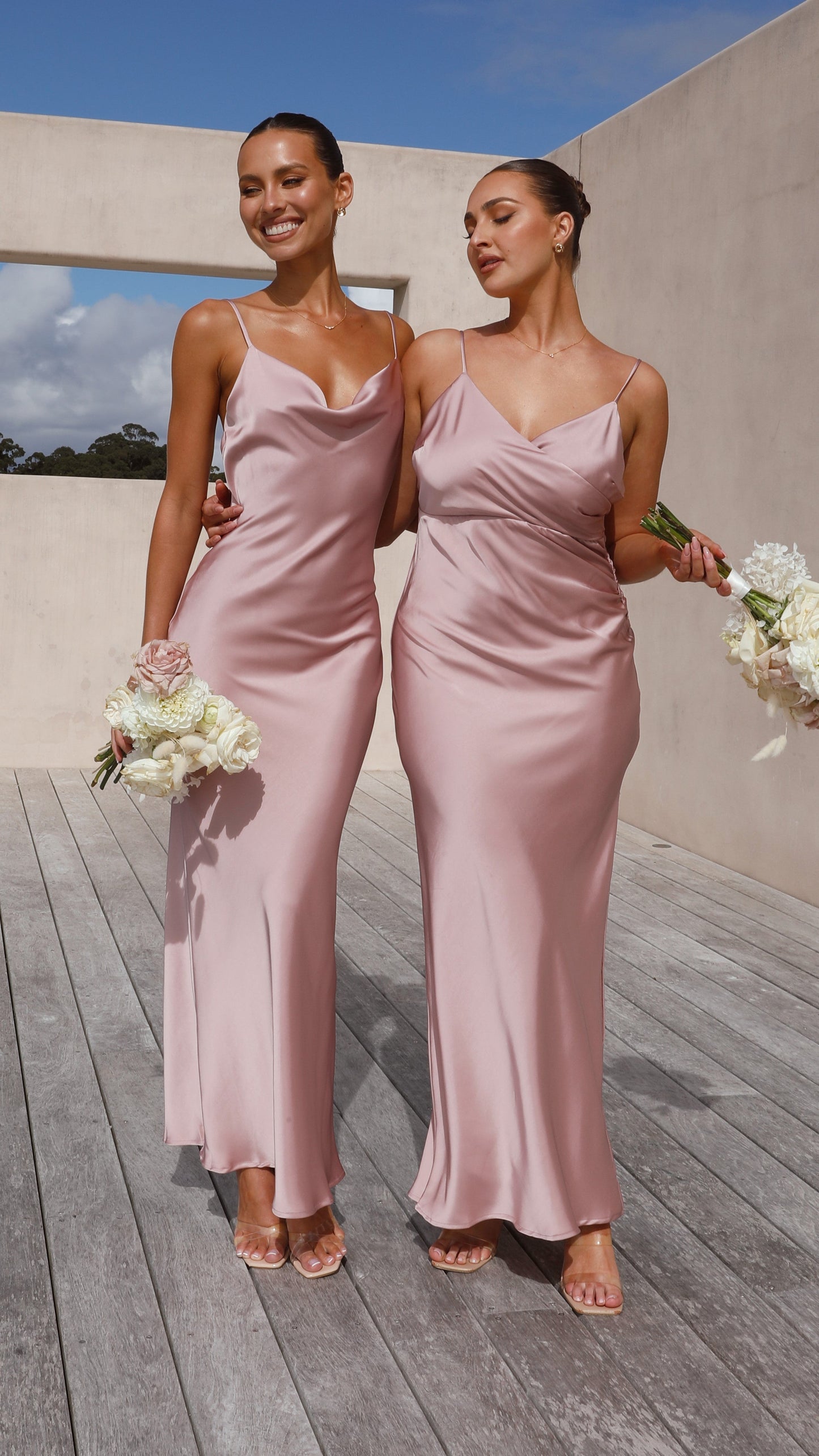 Willow Maxi Dress - Dusty Pink