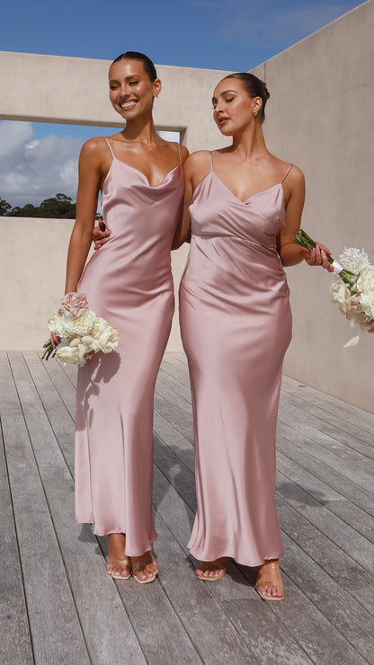 Willow Maxi Dress - Dusty Pink
