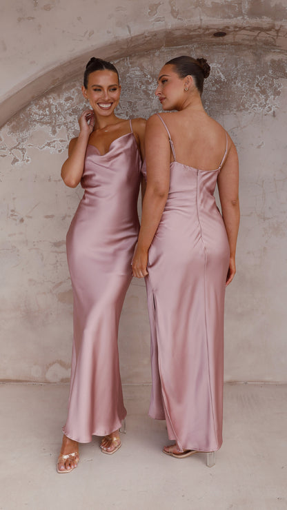 Willow Maxi Dress - Dusty Pink