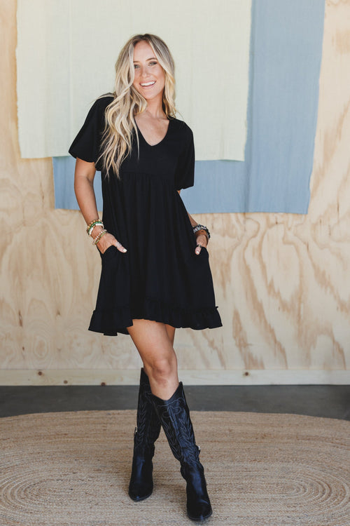 The Nest Best Intentions Dress - Black - Pre Order