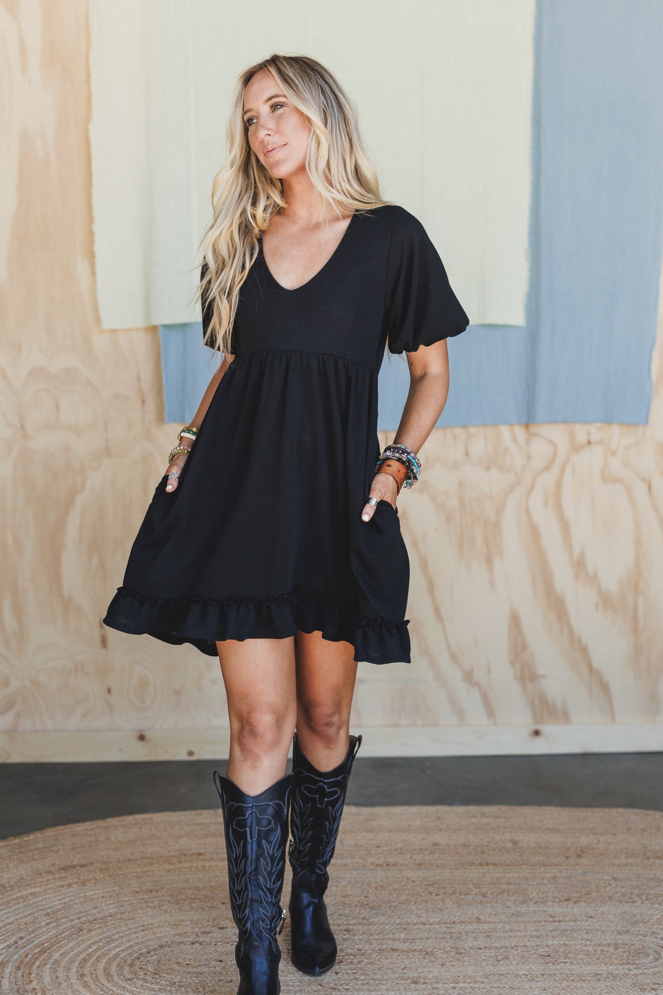 The Nest Best Intentions Dress - Black - Pre Order