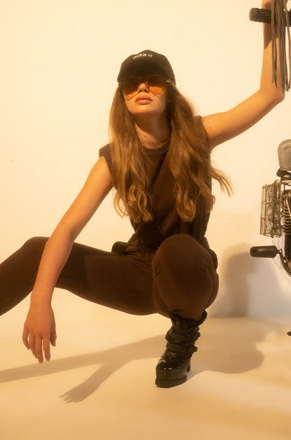 ADORE ME BOXY SHOULDERS JUMPSUIT