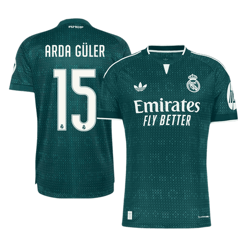 ARDA GÜLER #15 Real Madrid Away Player Version Jersey 2026/27
