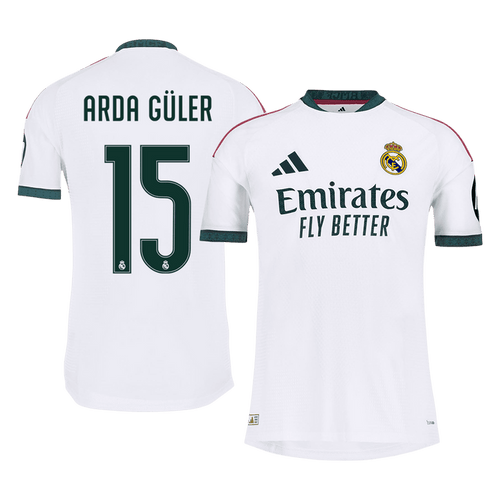ARDA GÜLER #15 Real Madrid Home Player Version Jersey 2026/27