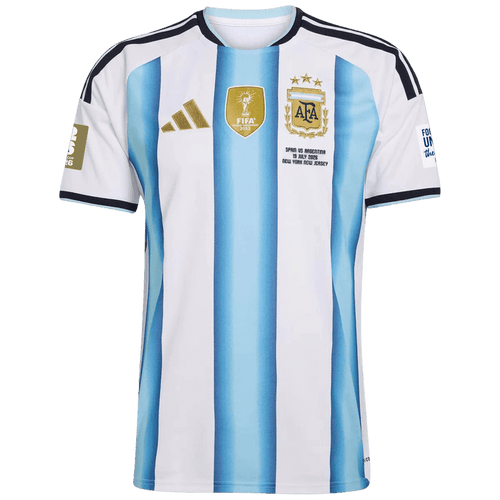 Argentina Home Soccer Jersey World Cup 2026 - Final Match (With Patches)