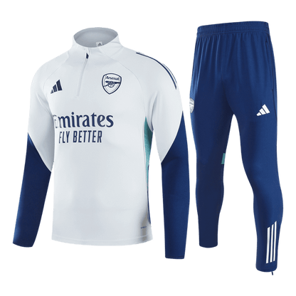 Arsenal 1/4 Zip Tracksuit 2025/26 White