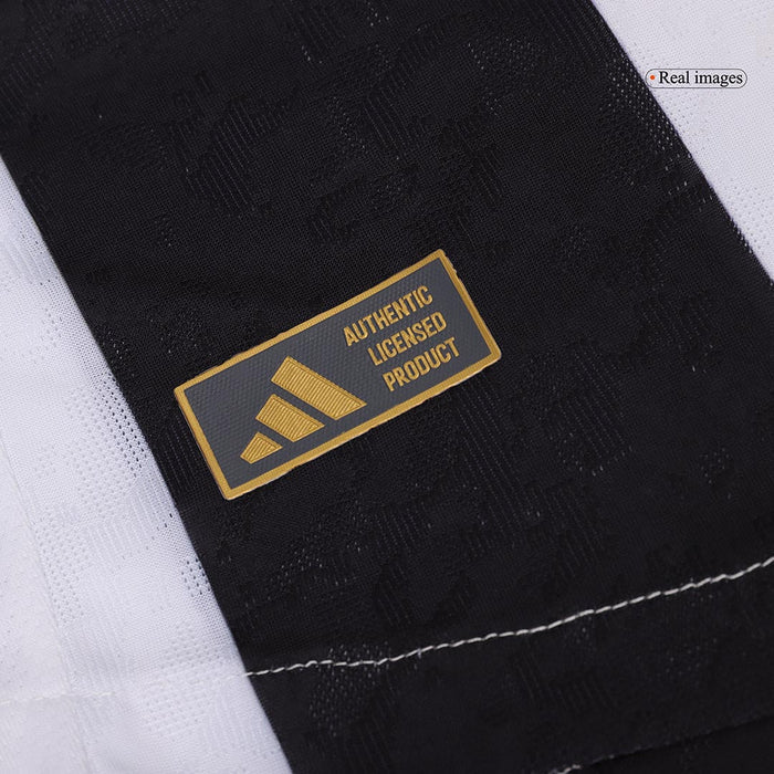 Authentic VLAHOVI? #9 Juventus Home Soccer Jersey 2024/25 - Save The Children Sponsor