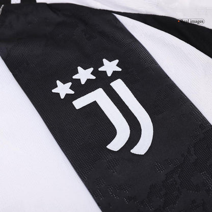 Authentic VLAHOVI? #9 Juventus Home Soccer Jersey 2024/25 - Save The Children Sponsor
