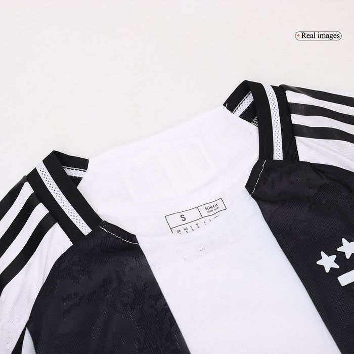 Authentic VLAHOVI? #9 Juventus Home Soccer Jersey 2024/25 - Save The Children Sponsor