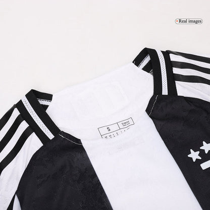 Authentic VLAHOVI? #9 Juventus Home Soccer Jersey 2024/25 - Save The Children Sponsor