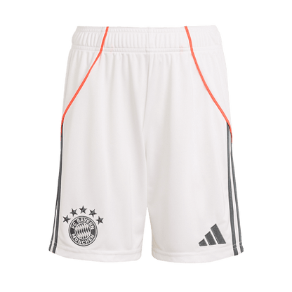 Bayern Munich Away Soccer Jersey Kit(Jersey+Shorts) 2025/26 White
