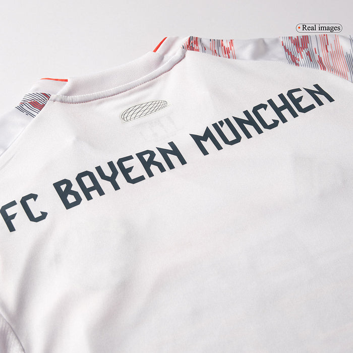 Bayern Munich Away Soccer Jersey Kit(Jersey+Shorts) 2025/26 White
