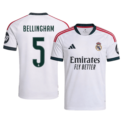 BELLINGHAM #5 Real Madrid Home Soccer Jersey 2026/27