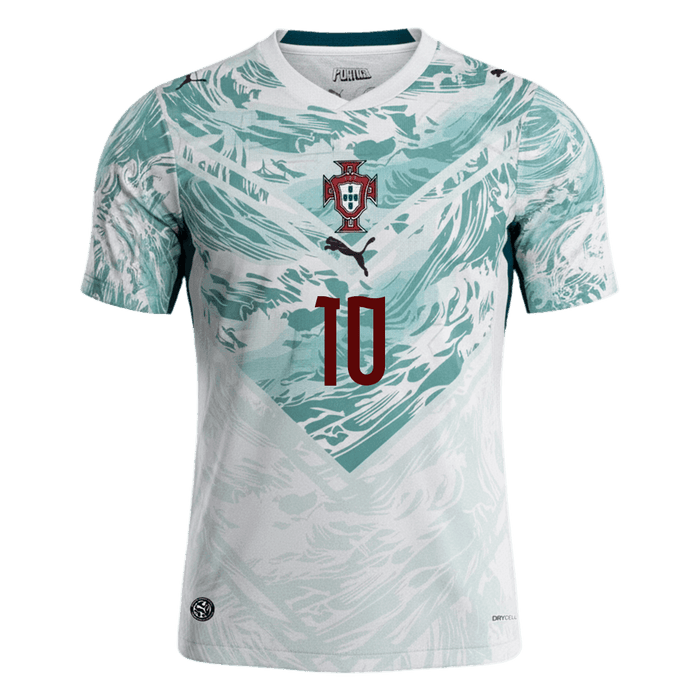 BERNARDO #10 Portugal Away Soccer Jersey World Cup 2026