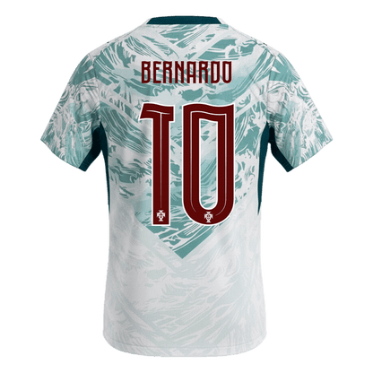 BERNARDO #10 Portugal Away Soccer Jersey World Cup 2026