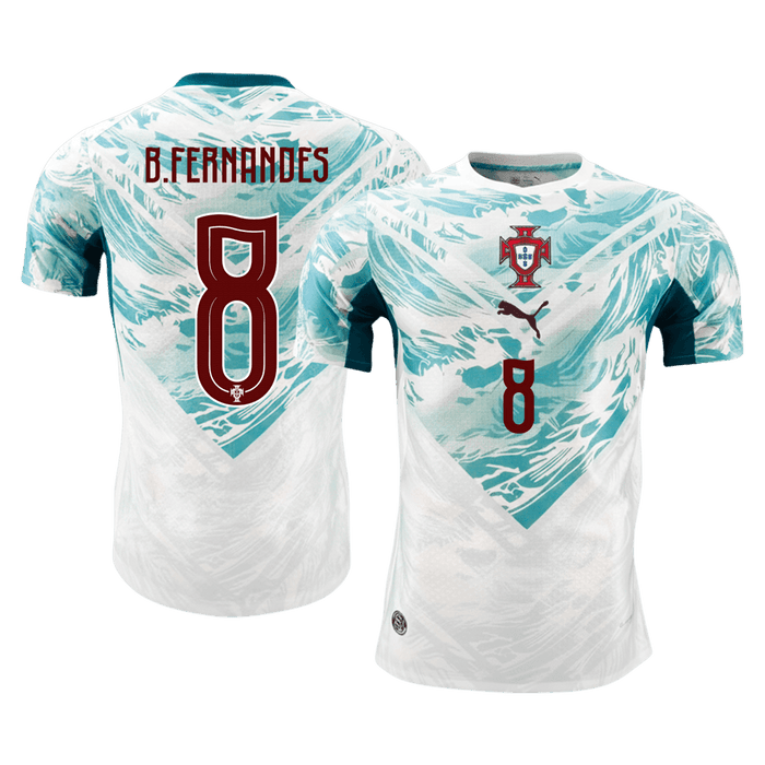 B.FERNANDES #8 Portugal Away Player Version Jersey World Cup 2026