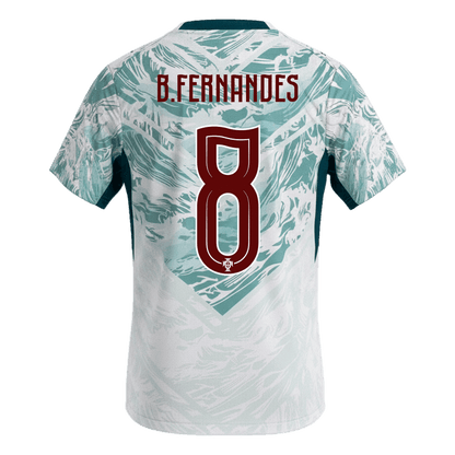 B.FERNANDES #8 Portugal Away Soccer Jersey World Cup 2026
