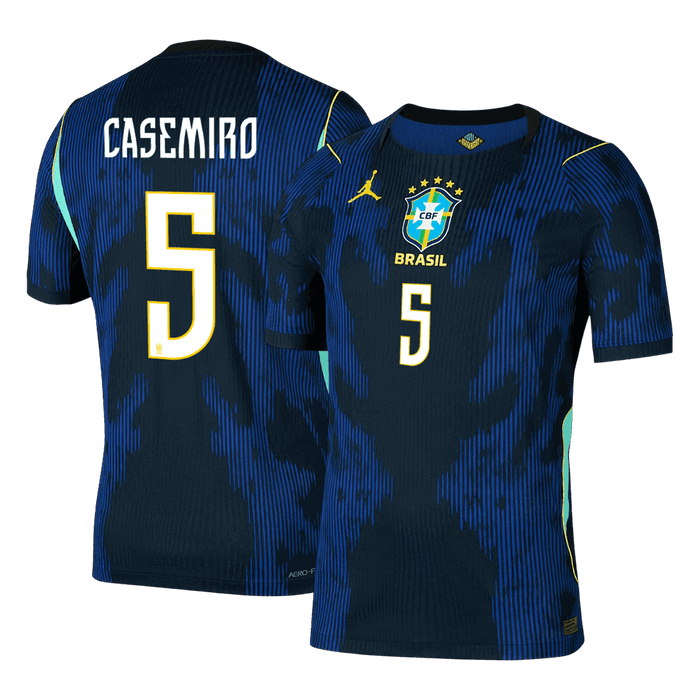 CASEMIRO #5 Brazil Away Player Version Jersey World Cup 2026