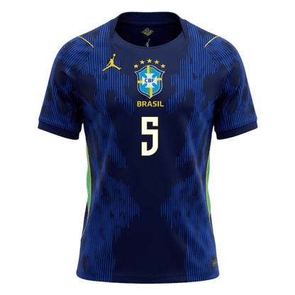 CASEMIRO #5 Brazil Away Soccer Jersey World Cup 2026