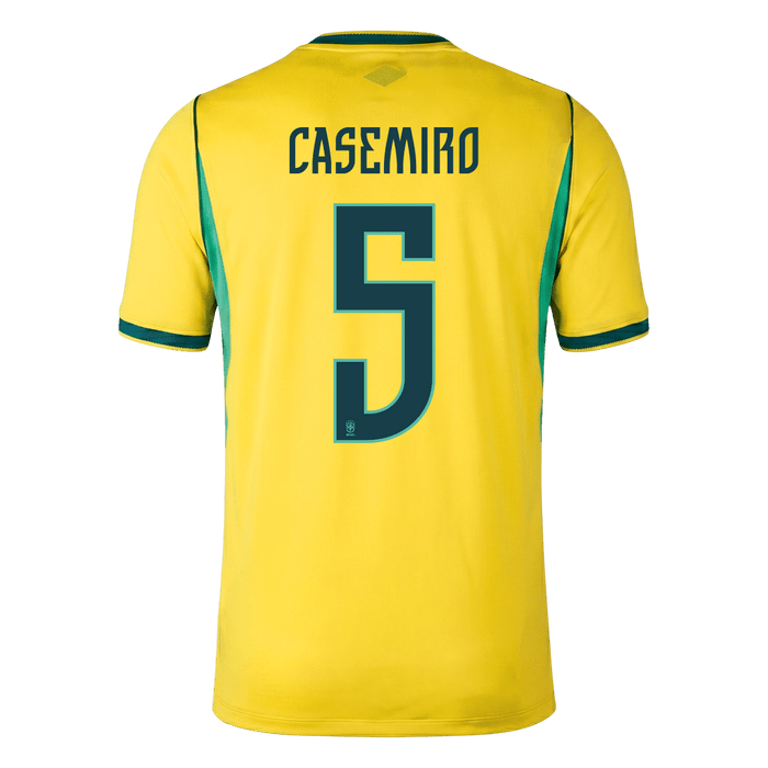 CASEMIRO #5 Brazil Home Soccer Jersey World Cup 2026