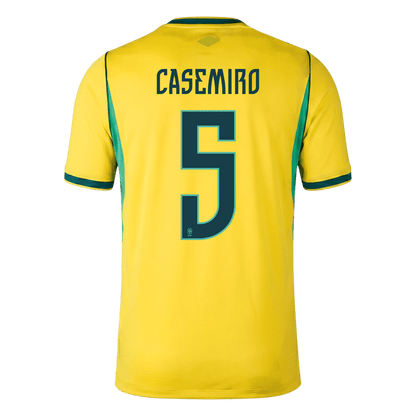CASEMIRO #5 Brazil Home Soccer Jersey World Cup 2026