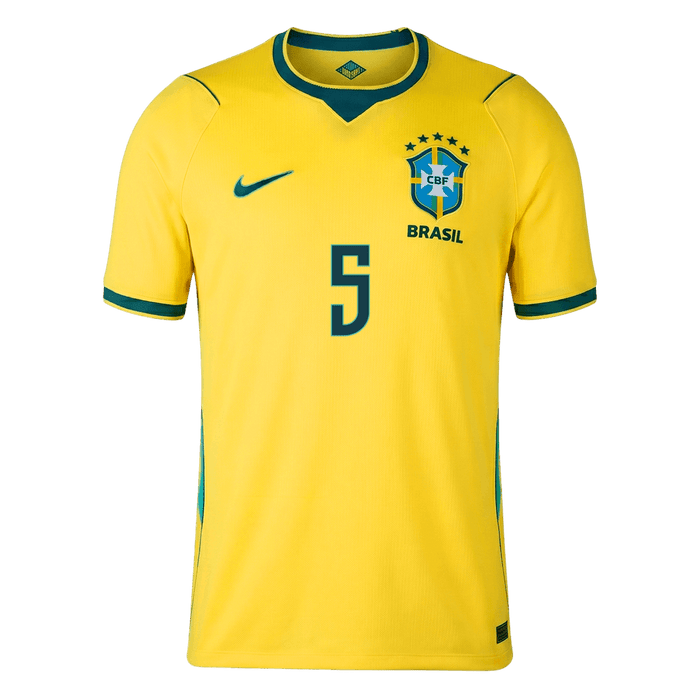 CASEMIRO #5 Brazil Home Soccer Jersey World Cup 2026