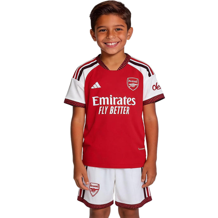 CHAMPIONS #26 Kids Arsenal Home Jersey Kit 2026/27