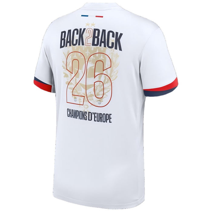 Champions of Europe #26 PSG Away Soccer Jersey 2024/26