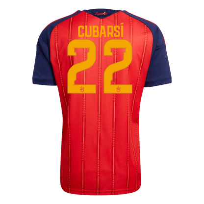 CUBARSí #22 Spain Home Soccer Jersey World Cup 2026