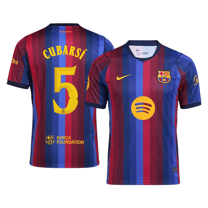 CUBARSÍ #5 Barcelona Home Soccer Jersey 2026/27 -UCL