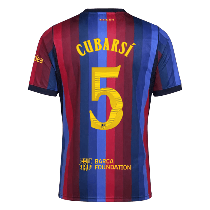 CUBARSÍ #5 Barcelona Home Soccer Jersey 2026/27 -UCL