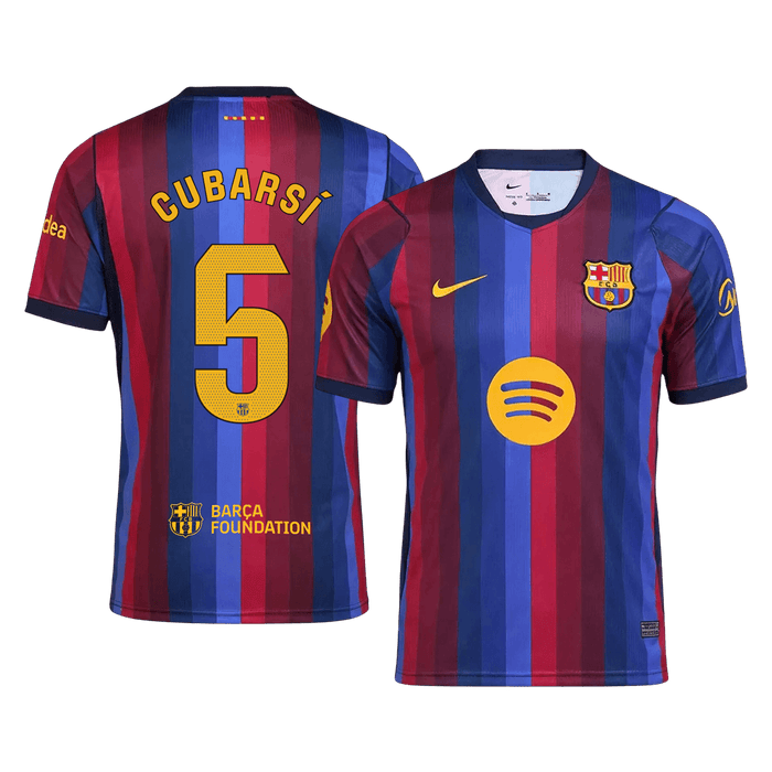 CUBARSÍ #5 Barcelona Home Soccer Jersey 2026/27